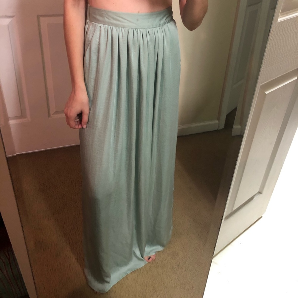 Seafoam Maxi Skirt